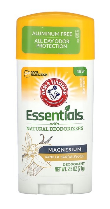 Arm & Hammer, Essentials, Deodorant, Vanille-Sandelholz, 71g